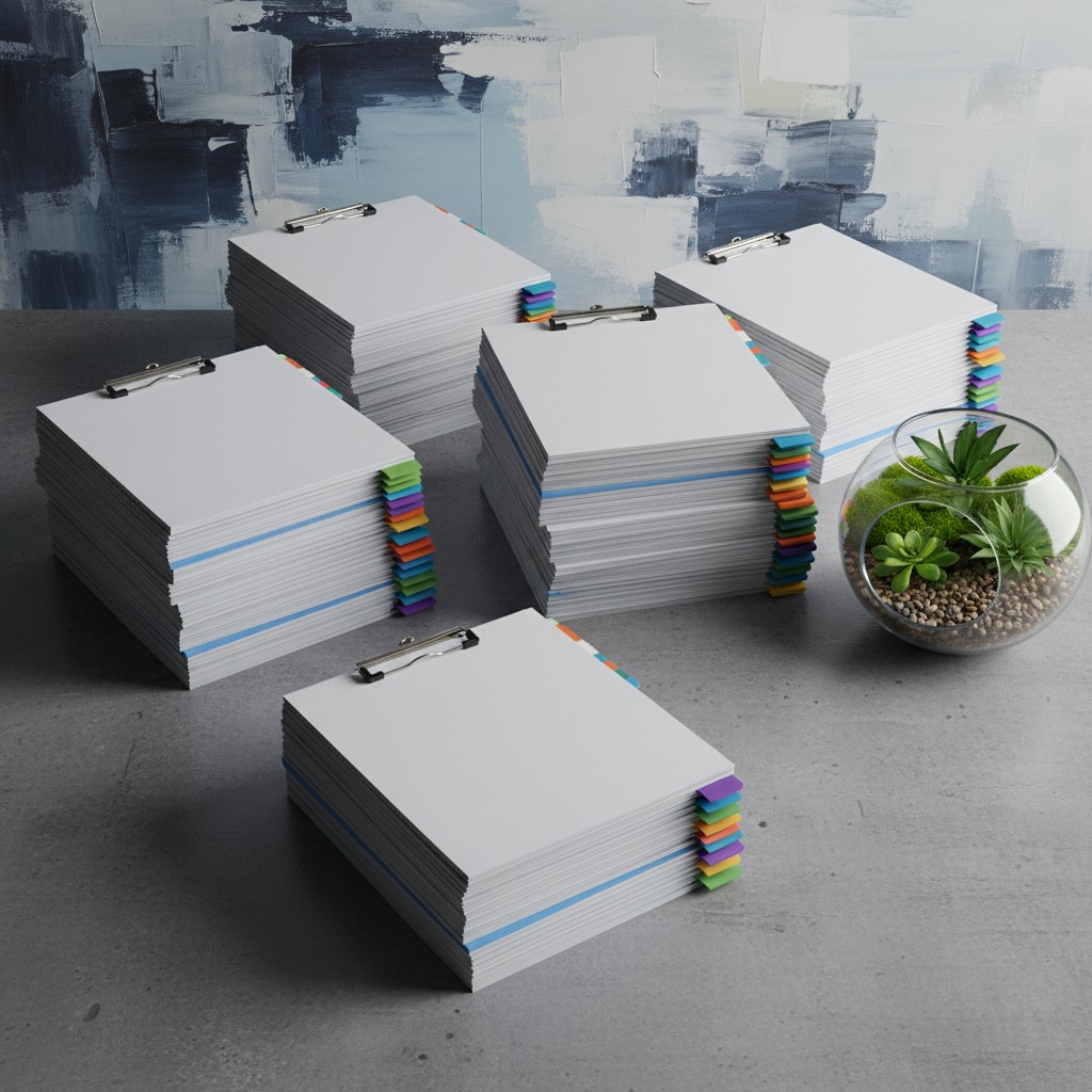 Las sobres y el carpetón están.